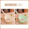 Gadget para lavar arroz, tazón de lavado de verduras con forma de oso para cocina, colador para lavar arroz, herramienta doméstica para lavar arroz con mango, canasta para lavar frutas y verduras y escurrir