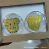 Adesivo de Telefone Ouro Puro 999 2mg Shuibei Adesivo Popular Dourado para Traseira de Telefone Loja de Ouro Transmissão ao Vivo Pequenos Presentes Físicos Varejo