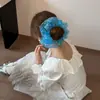Goma para el pelo de malla con lunares estilo coreano para mujer, de alta gama y elegante, versátil, grande, accesorio para el pelo, modelo nuevo