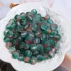 DIY Pasador Estilo Antiguo Accesorios para el Cabello Materiales Cuentas Redondas Esmeriladas de 8 mm con Cuentas de Vidrio Doradas Estilo Chino