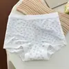 Ropa interior de Algodón Lyocell Suave, Cómoda, Fresca, Floral y Dulce 10A Calzoncillos tipo bóxer Antibacterianos de Seda con Entrepierna Extendida para Mujer