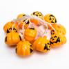 Luces de Cadena de Calabaza LED Transfronterizas, Luces de Cadena de Esqueleto Fantasma para Halloween, Luces Decorativas de Araña Murciélago para Festividades, Luces de Colores