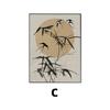 Pintura decorativa para sala de estar de estilo chino antiguo, pared de fondo del sofá, pintura para el piso, dormitorio, comedor, estudio avanzado zen, mural para salón de té