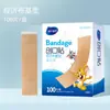 Haishi Hainuo Parches Adhesivos Tela Económica Tipo 1 100 Piezas Parches Adhesivos para Uso Doméstico Parches Hemostáticos Parches para Ampollas en los Pies Vendajes Ok