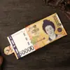 Cartera para Hombre Corta de Lona Impresión de Billetes de Dólar Monedero Creativo para Monedas Bolso para Tarjetas de Mujer Cartera Pequeña de Exportación Regalo
