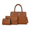 Bolsos de Mujer de Comercio Exterior 2024 Nuevo Set Mult piezas con Diseño de Piedra Bolsos de Mujer Bolso de Hombro Único Bolso Cruzado Set de Bolsos Venta al por Mayor Transfronteriza