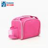 Bolsa Satchel Personalizada de Fábrica Camada Única Bolsa de Gelo, Lancheira Rosa Bolsa de Almoço, Bolsa Térmica de Tecido Oxford 300D para Exportação