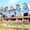 Nuevo Conjunto de Uniforme Escolar para Estudiantes de Primaria y Secundaria, Uniformes de Clase para Primavera, Otoño y Verano, Uniformes para Maestros de Jardín de Infancia, Uniformes de Graduación y Uniformes Deportivos