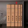 Deli 5921 Caixa de Arquivo de Papel Kraft Caixa de Armazenamento Financeiro de Escritório Caixa de Documentos de 4cm Caixa de Talão de Contabilidade Caixa de Armazenamento
