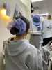 Compartiendo Accesorios para el Cabello de la Señora del Puesto de Harina Buqle~Anillo de Sofá de Arena Púrpura