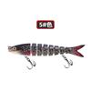 Artículos Deportivos Weihe Señuelo de Pesca Multisección Modelo B de 8 Secciones 14cm 18.8g Señuelo Cebo Cebo Duro Señuelo Hundible de 8 Secciones para Peces Militares