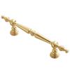 Manijas de bronce para puertas de gabinetes, estilo chino, nuevas y sólidas, para cajones de armarios retro, estilo europeo antiguo, manijas pequeñas para muebles simples.