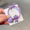 Novo Anel de Cabelo Super Fada Changchun Hualan Estilo Mori Urso de Desenho Animado Corda de Cabeça Amor Corda de Cabelo para Bola de Cabelo Feminina Acessórios de Cabelo de Alta Qualidade