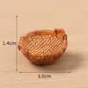 Accesorios para el Hogar de Micro-Paisajes, Muebles de Bambú, Sillas de Bambú, Recogedores, Cestas para Peces, Frascos de Bambú, Adornos Pequeños de Resina, Artesanías