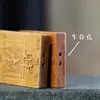 Escultura em Madeira de Jujuba Inspirada em Zen Tesouro da Sorte Pingente do Deus da Riqueza de Cinco Vias Acessório DIY Pingente de Colar Riqueza de Todas as Direções Pingente Amuleto