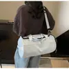 Bolsa Deportiva de Moda para Fitness para Hombres, Gran Capacidad, Bolsa de Viaje de Gama Alta, Bolsa de Almacenamiento Multifuncional con Separación Seca y Húmeda para Mujeres