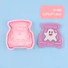 Serie de Juguetes de Halloween Moldes para Galletas Dibujos Animados Coches de Juguete Calabazas Arañas Festival Simulación Impresión 3D Moldes para Niños