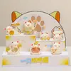Nuevo Estilo Gato de la Suerte Piedra de Cristal Caja Sorpresa Gato Lindo de Moda Adorno de Escritorio Regalo para Niñas Bolsa Sorpresa Caja Sorpresa Mayoreo
