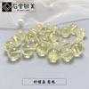 Cristal Natural Cristal de Limón cuentas sueltas citrino cuentas redondas material para pulsera con cuentas accesorios diy mano