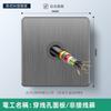 Toma de corriente británica de 13 A, versión Hong Kong y Macao, con carga rápida USB tipo C, panel de tres orificios, estándar británico, 86 pies cuadrados