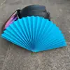 Suministros Creativos Chinos para Bodas Abanico de Papel Plegable DIY Tallado en Papel Marcadores de Carretera Chinos Decoraciones Florales Adornos Aéreos