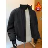 Chaqueta de Vuelo Coach para Hombre Invierno 2025 Engrosada Corte Limpio Estilo Americano Algodón Chaqueta Corta Directo del Fabricante