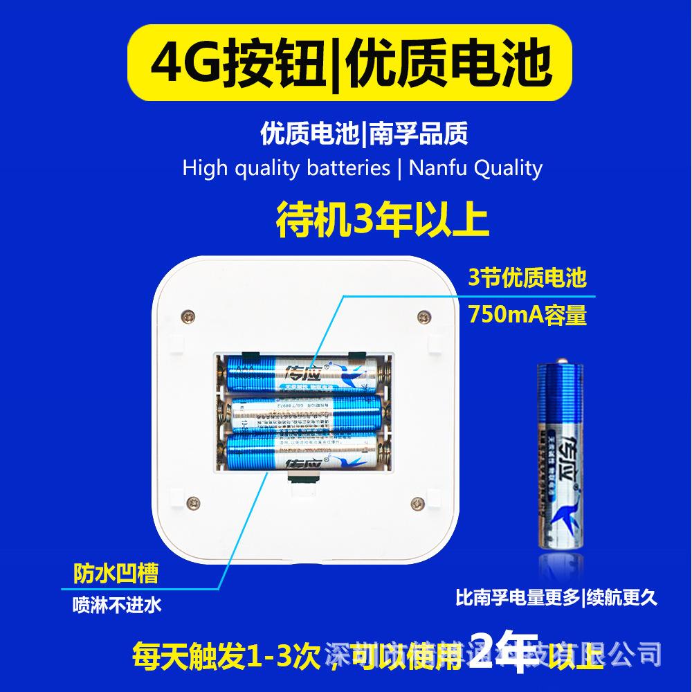 86尺寸4G紧急报警按钮