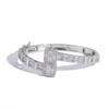 Explosões Europeias e Americanas Esquadro Zircônio Pulseira Masculina Hiphop Metal Cobre Pulseira Totalmente Zircônio Pulseira de Metal para Casal Joias
