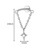 Hensen G23/F136 Aleación de Titanio Joyería para Piercings Cadena de Arco Tornillo de Diente Interno Planos Varilla Inferior Clavo para Labio Clavo para Hueso de Oreja