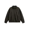 Ropa Vintage Yidao Otoño 2026 Nuevo Retro Americano Chaqueta Harrington con Cremallera y Cuello Alto de Mezclilla Desgastada para Hombre