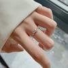 S925 Sterling Silver Factory anel atacado INS moda Open flash anel de diamante de alta qualidade de cinco pontas anel estrela