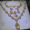Colgante de calcedonia blanca hielo bañado en plata, collar de clavícula de lujo, pulsera de jade para mujer con ágata en polvo suave.