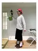 Camiseta casual de punto de manga larga para hombre, a rayas, bloques de color, cuello Henley, primavera y otoño, corte holgado, versátil, moderna
