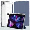 Capa Protetora para iPad 11 polegadas Mini6 com Suporte para Caneta Air4/5 Acrílico 10.2 Base Rígida Concha Transparente 2024Pro13