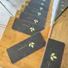 Alfombrillas Personalizadas para Peldaños de Escalera, Alfombras Adhesivas Autoadhesivas sin Pegamento para Escaleras, Alfombrillas para Escaleras Domésticas, Alfombrillas Antideslizantes Silenciosas para Pisos de Madera Maciza