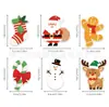 Conjunto de Suprimentos para Decoração de Festa com Tema de Natal, Bandeiras e Faixas Personalizadas