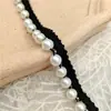 Ribete de Encaje con Perlas Hecho a Mano de 1 cm para Ropa, Bolsos, Zapatos, Sombreros DIY Accesorios Artesanías con Ribete de Encaje en Stock