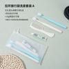 Conjunto de Higiene Pessoal para Viagem Bolsa com Argola Puxadora Hotel Descartável Escova de Dentes Pasta de Dentes Escova de Dentes Doméstica Quatro em Um Atacado