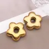 Colgante de Estrella de Cinco Puntas Cuadrada de Acero Inoxidable Transfronterizo Cuentas Espaciadoras Chapadas al Vacío Accesorios para Joyería de Collares y Pulseras DIY