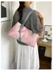 Bolsa de Grande Capacidade para Mulheres 2026 Nova Moda Verão Estilo Simples Preguiçoso Uma Alça Roupas de Trabalho Bolsa de Mão Casual Tote
