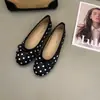 Zapatos Planos de Lunares con Lazo Estilo Francés para Mujer, Zapatos sin Cordones de Suela Plana, Tendencia de Moda Primavera 2026, Nuevos Zapatos sin Cordones de Suela Suave