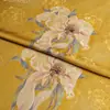 Tejido Jacquard de Flor de Nube Fragante Estilo Chino de Peso Pesado Tela de Satén Retro Elegante para Falda Cheongsam