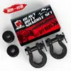 Grillete de polea para vehículo todoterreno certificado transfronterizo, gancho de remolque de rescate automático todoterreno, equipo de remolque y rescate de alta resistencia en stock