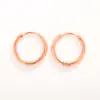 Aretes, Aretes de Acero de Titanio, Espirales Gruesos y Delgados, Aretes de Acero Inoxidable Circulares Electrodepositados al Vacío, Venta al por Mayor por Fabricante