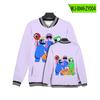 3D novo jogo Rainbow amigos periférico beisebol uniforme outono e inverno beisebol uniforme moderno estudante jaqueta cross-border fornecimento transfronteiriço