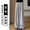 Calça Yamamoto de Algodão e Linho Cáqui para Mulheres Verão 2025 Nova Cintura Alta Slim Solta Reta Preguiçosa Linho Casual