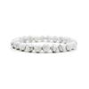 Pulseira de Contas de Pedra Curativa de Cristal de Jade Quente Transfronteiriça para Mulheres Pulseira de Contas 8mm Pulseira de Pedra de Energia Elástica Feita à Mão para Homens
