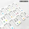 Adesivos de Piano Populares Transfronteiriços Silicone Universal Identificação para Iniciantes Partitura Adesivos de Notas Coloridas Acessórios de Piano Adesivos de Notas