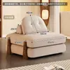 Sofá Perezoso Sofá de Tela para Apartamentos Pequeños, Sala de Estar, Balcón, Tatami, Bloque de Tofu, Sofá Modular Combinado Estilo Crema