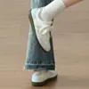 Bonitas Tenis Blancos de Suela Gruesa para Mujer Lovely You, Nuevos Zapatos de Plataforma con Patrón de Estrella Otoño 2026, Zapatos de Entrenamiento Versátiles de Nicho Ins Estilo Alemán